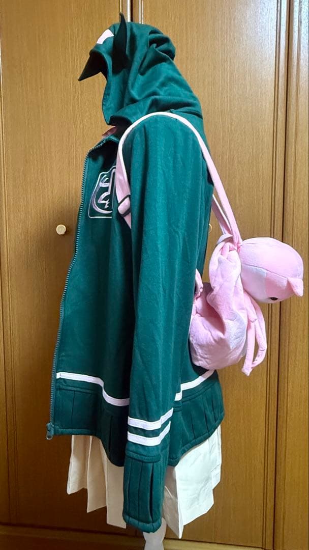 ダンガンロンパ 七海千秋 コスプレ 衣装 フルセット ウィッグ リュック付