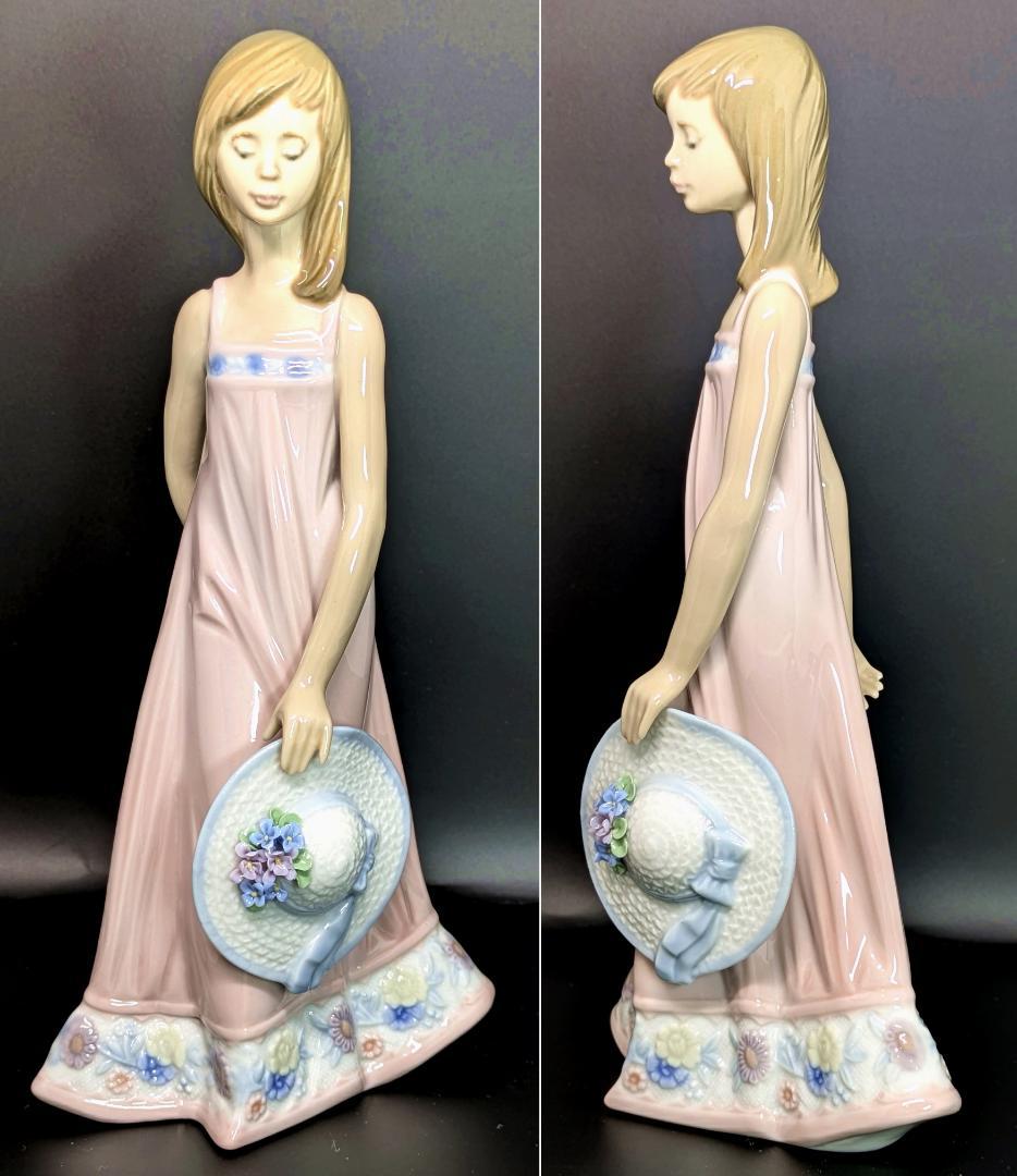 LLADRO リヤドロ●夏の陽ざし 少女サラ 5647●フィギュリン 置物 陶器