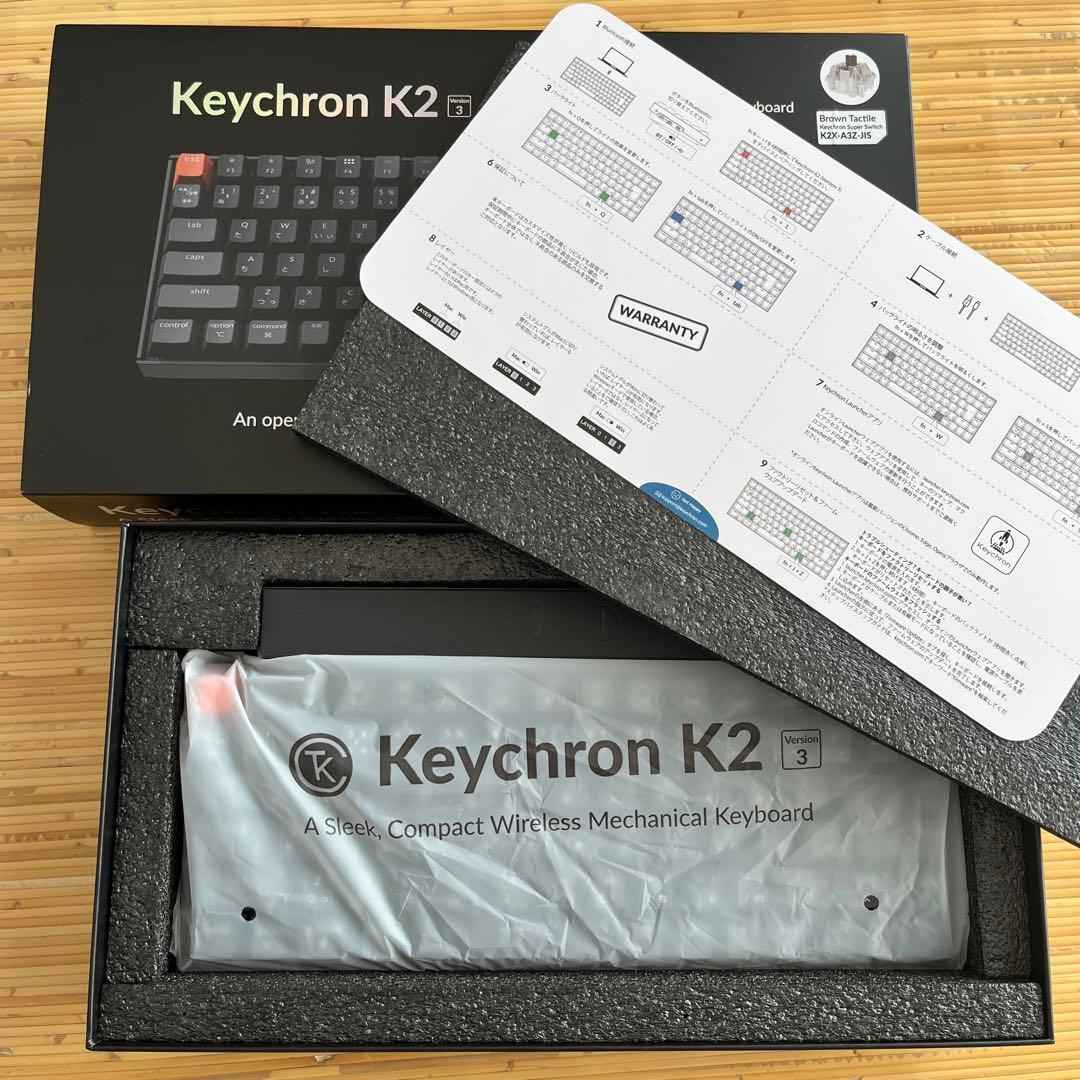 【美品】Keychron K2 ワイヤレスメカニカルキーボード