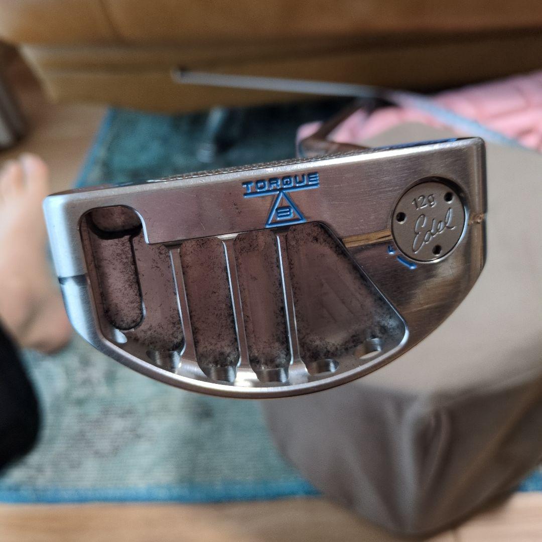 イーデル　デザインチューニング　パター シルバー　34インチ