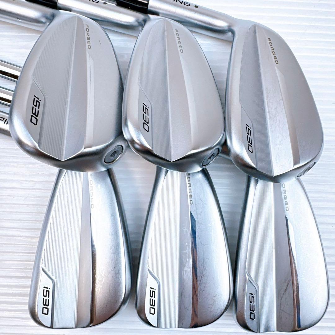 レフティ　PING（ピン）　i530　2024年　アイアンセット　純正スチールS