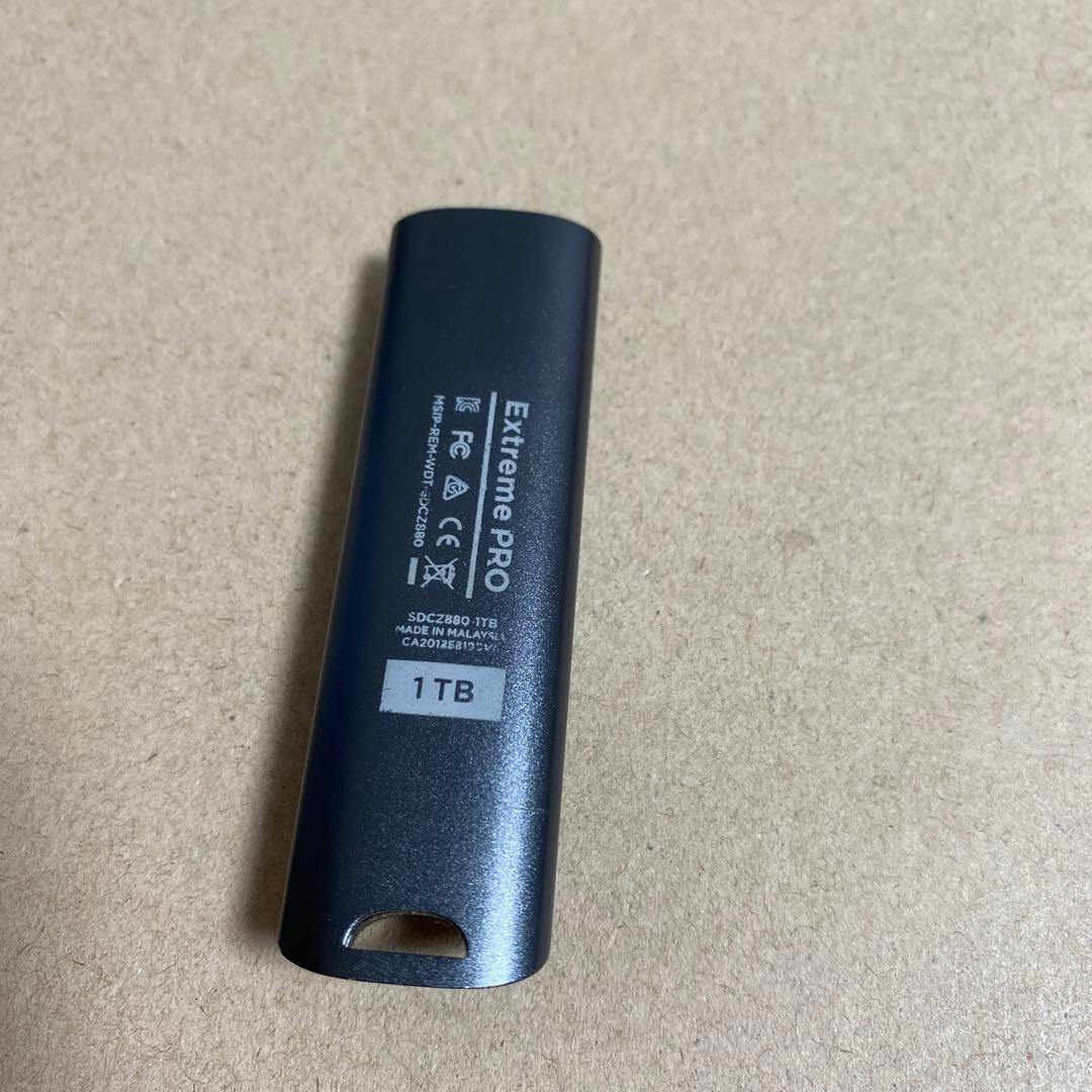 外付けハードディスク・ドライブ SanDisk Extreme PRO 1TB USB