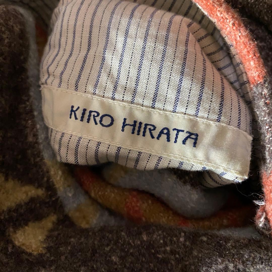 キャピタル ネイティブ柄 ウール ブランケット コート ダッフルコート