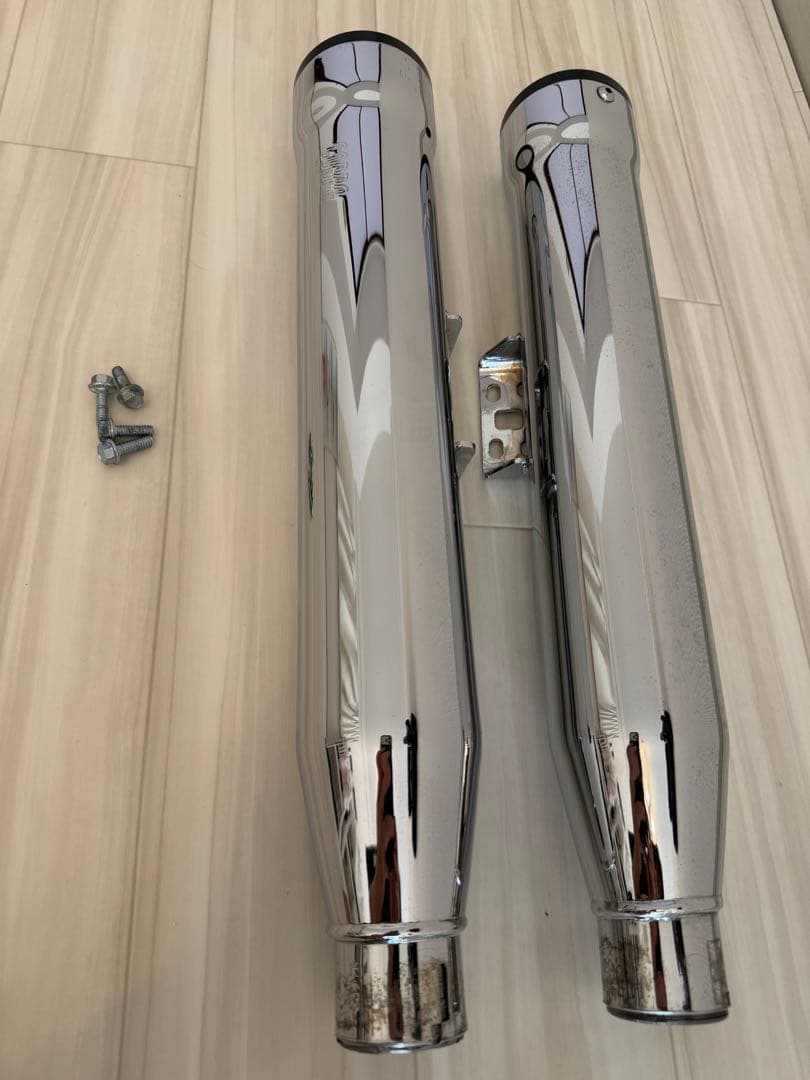 COBRA　Race Pro Tips 3インチ　スリップオンマフラー　クローム