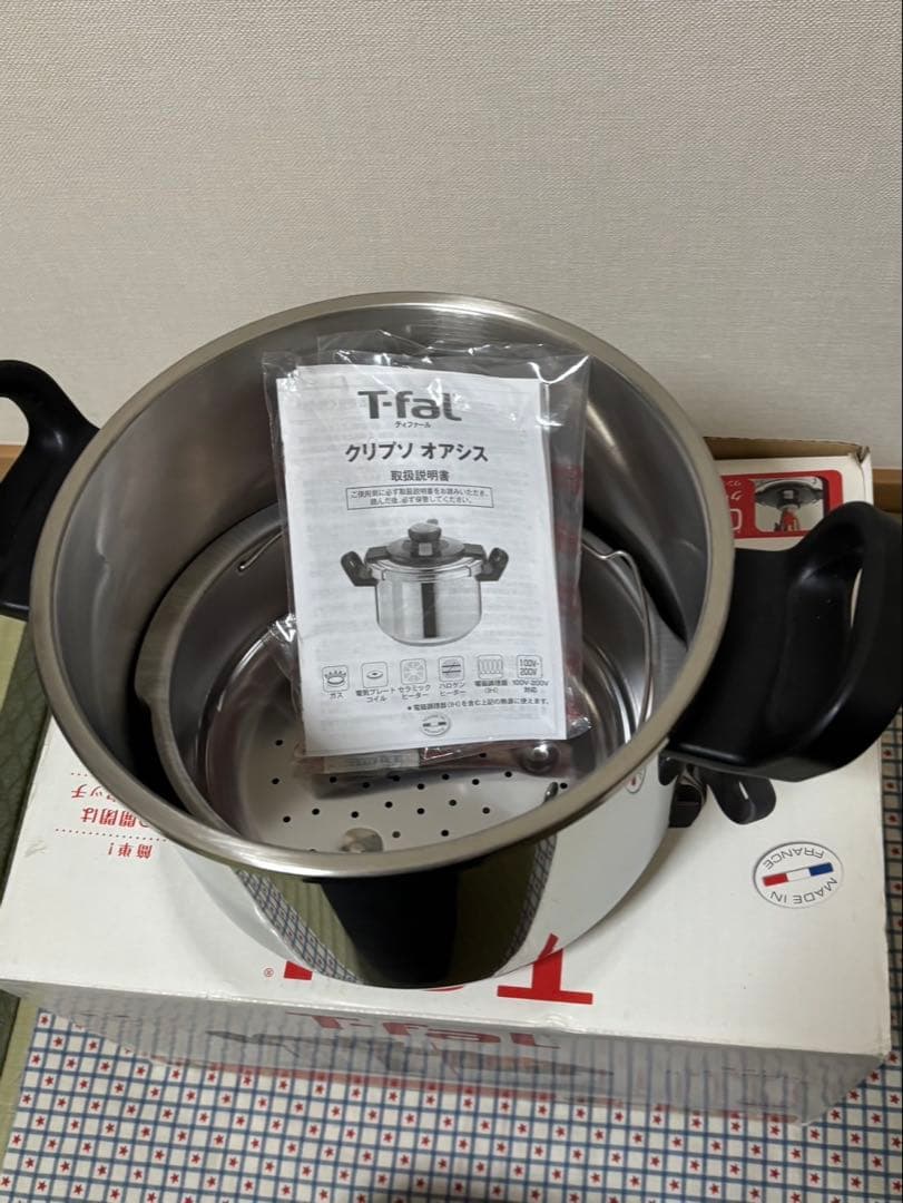 T-Fal 圧力鍋　6ℓ クリプソ　オアシス