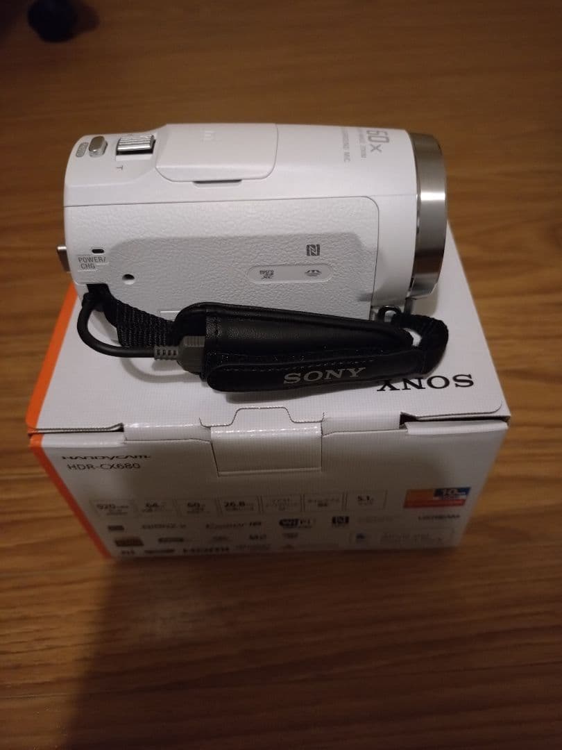SONY HDR-CX680 ホワイト ビデオカメラ 本体