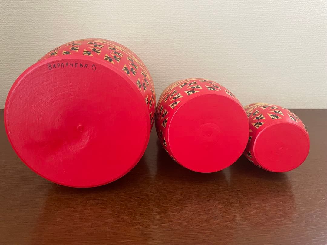 クマのマトリョーシカ 3個セット