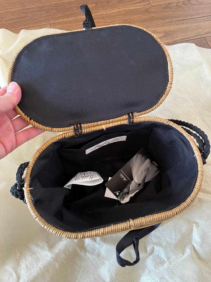 カゴバック　ビリティス　未使用に近い　バスケット