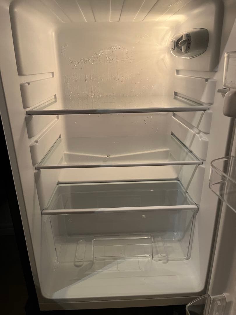 maxzen ブラック冷蔵庫 118Ꮮ 上部冷凍室付き