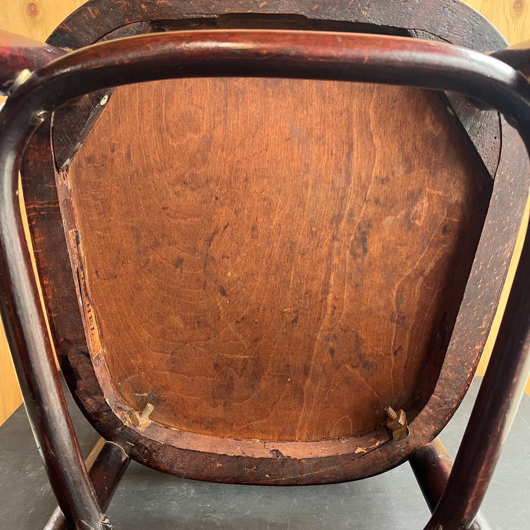 アンティーク家具 椅子 木製 フィッシェル チェコ カフェチェア ベントウッド