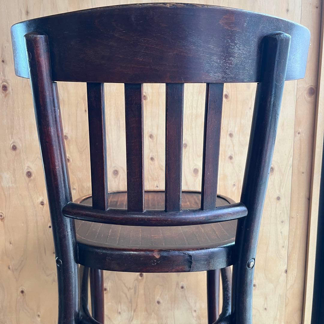 アンティーク家具 椅子 木製 フィッシェル チェコ カフェチェア ベントウッド