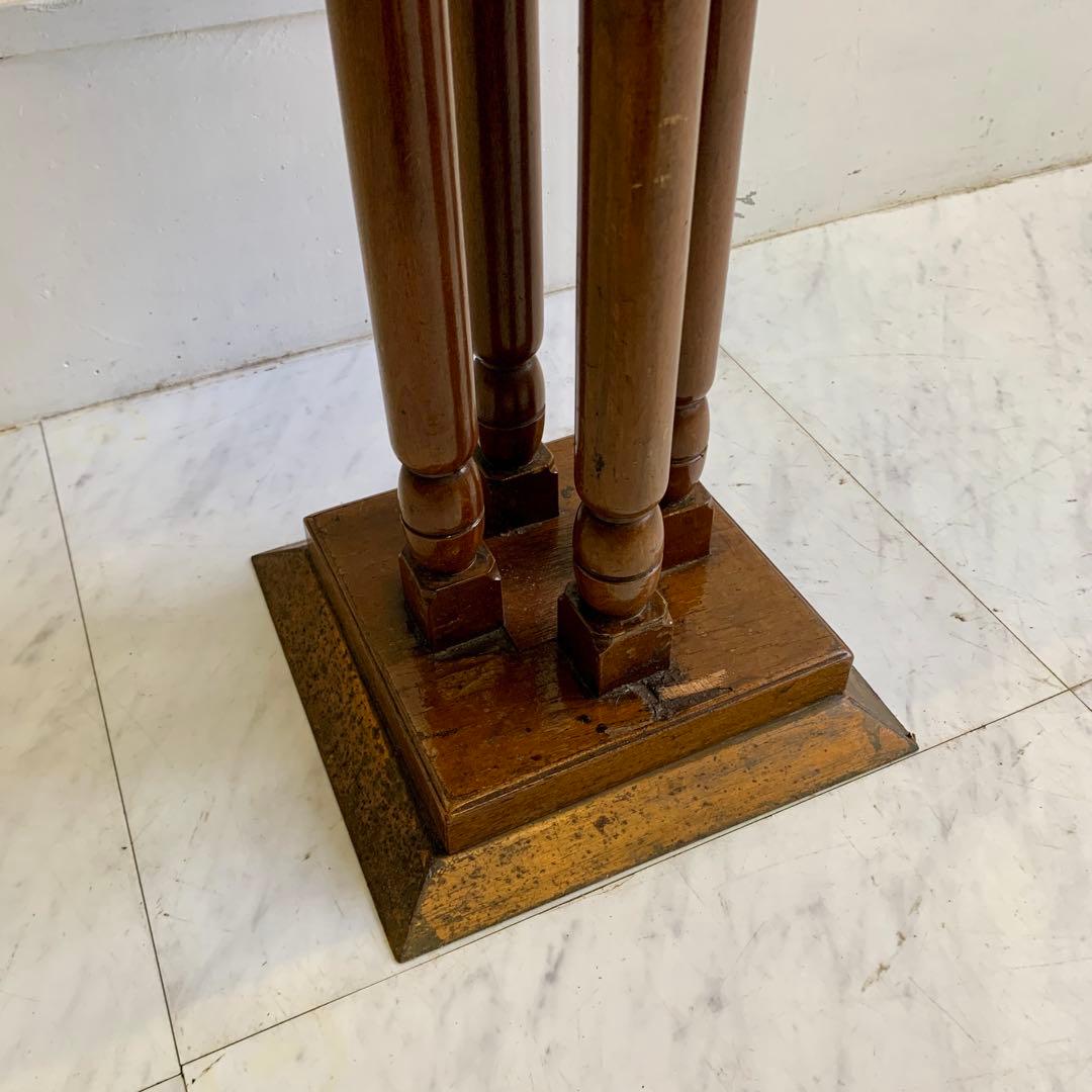 ヴィンテージ 木製 サイドテーブル レトロ 喫茶店 カフェテーブル ②