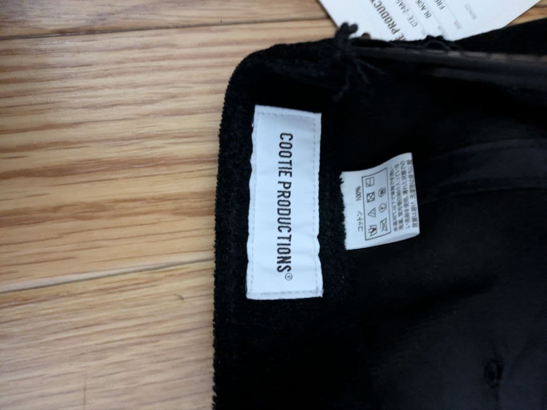 COOTIE PRODUCTIONS ベースボールキャップ ブラック×ホワイト