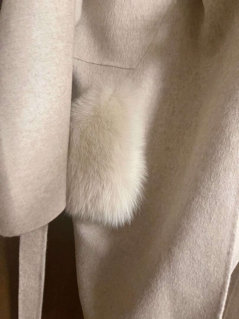 ウールダブルフェイスショールカラーロングコート　UBig