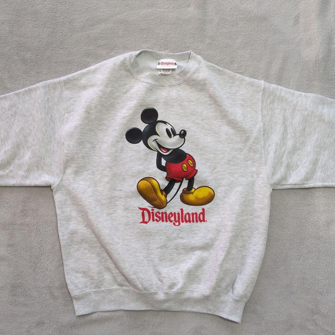 90s USA製　ミッキーマウス ディズニーランド　スウェット　М
