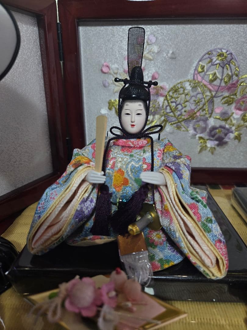 【一点限り】雛人形 収納飾り 　HS33
