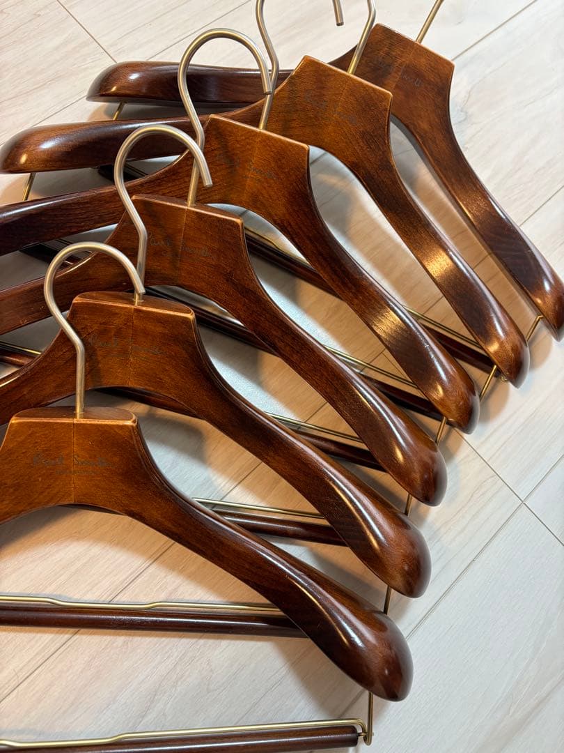Paul Smith COLLECTION 高級木製ハンガー　メンズ スーツ用