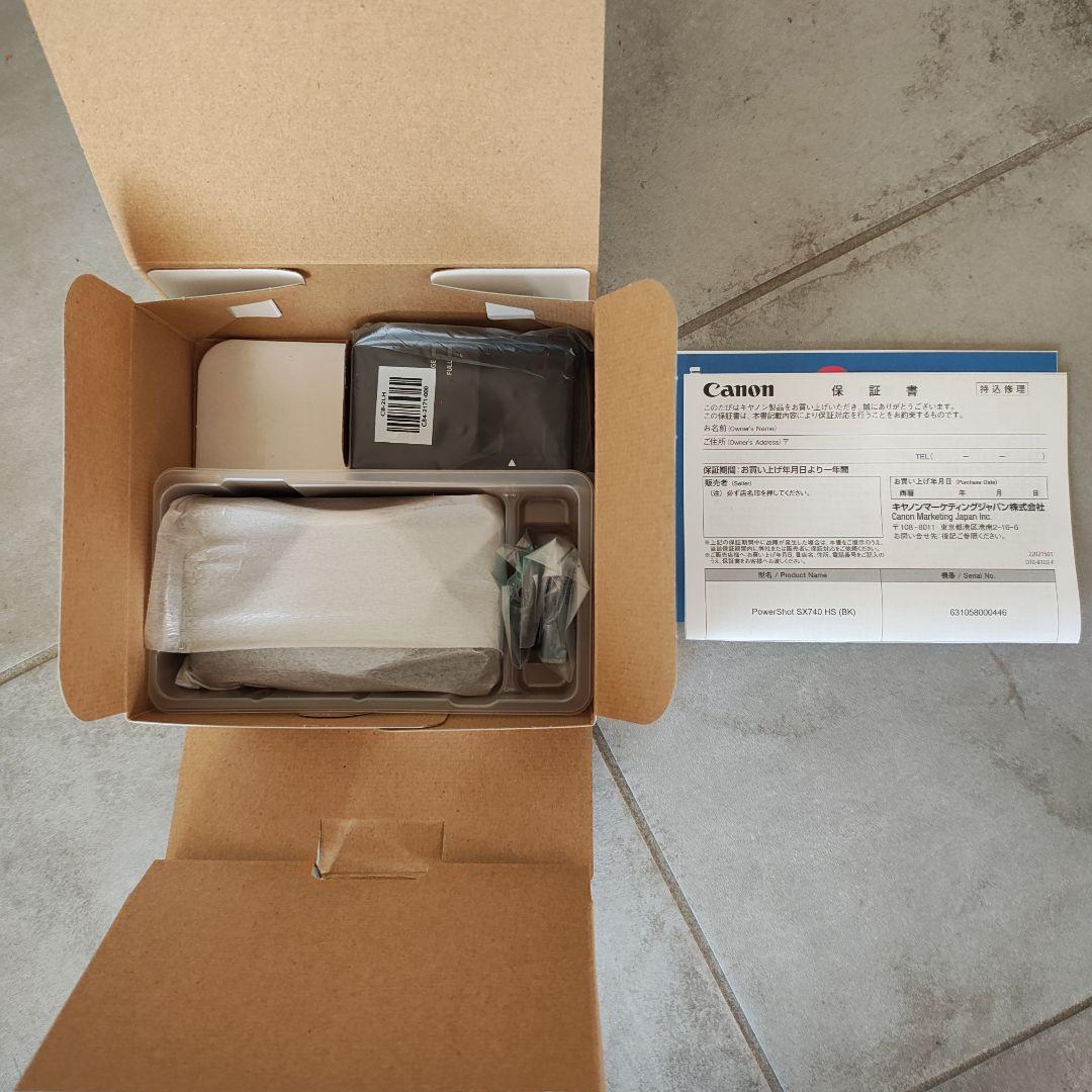 【新品未使用】キヤノン POWERSHOT SX740 HS ブラック