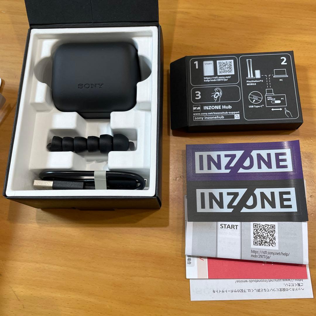 【美品】SONY INZONE Buds ワイヤレスイヤホン ブラック
