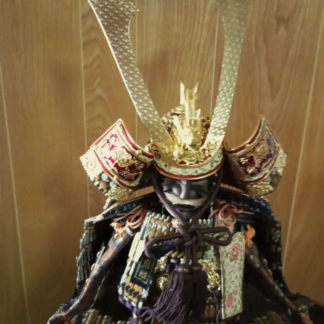五月人形兜　峰月作　弓刀セット