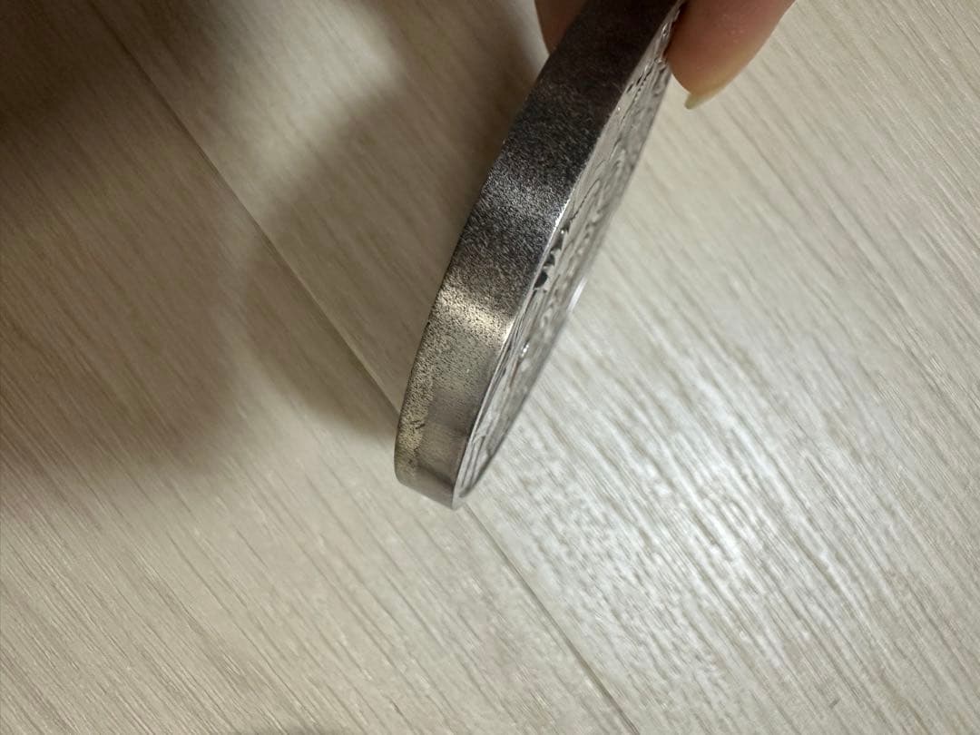 新日本銀行券発行記念メダル 1984年（純銀製） 銀メダル記念　124g