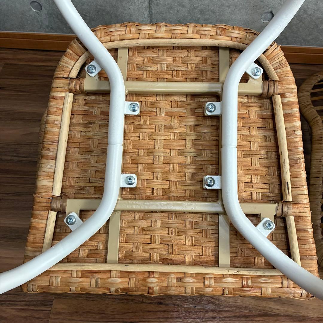 IKEA　イケア NILSOVE ニルソーヴェ チェア　ラタン　椅子　2脚セット