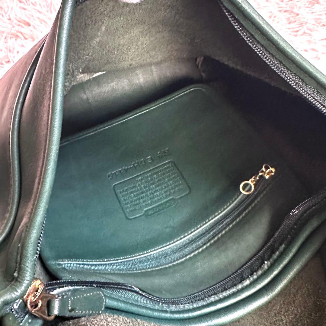 バッグ Old Coach Shoulder Bag Green