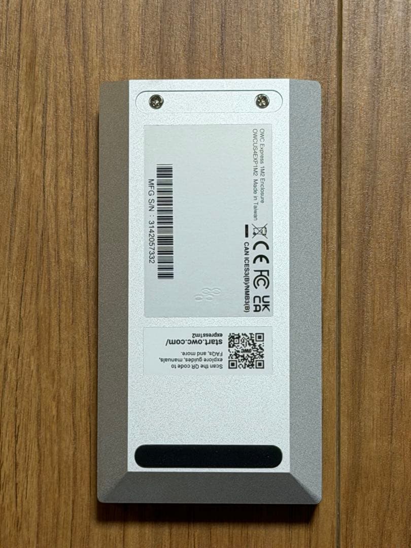 OWC Express 1M2◆USB4◆USB-C◆40Gbps◆SSDケース