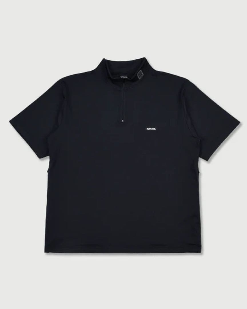 RUFFLOG HALF ZIP MOCK NECK SHIRT サイズXXL