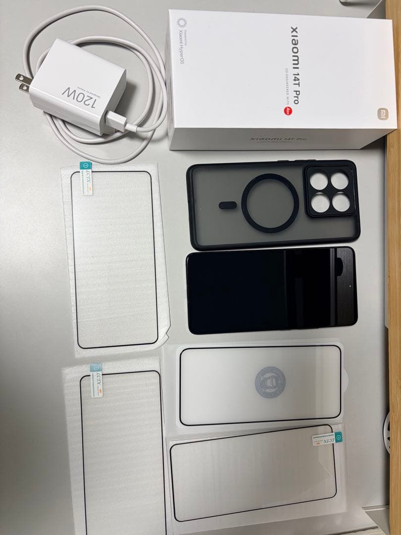 【国内版・美品】Xiaomi 14T Pro チタンブラック SIMフリー