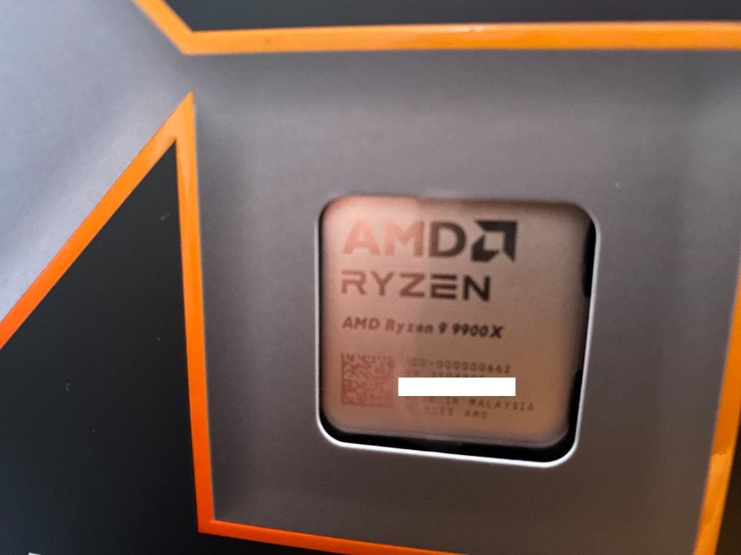 【 新品 未開封 】 AMD　Ryzen 9 9900X BOX　新品交換品