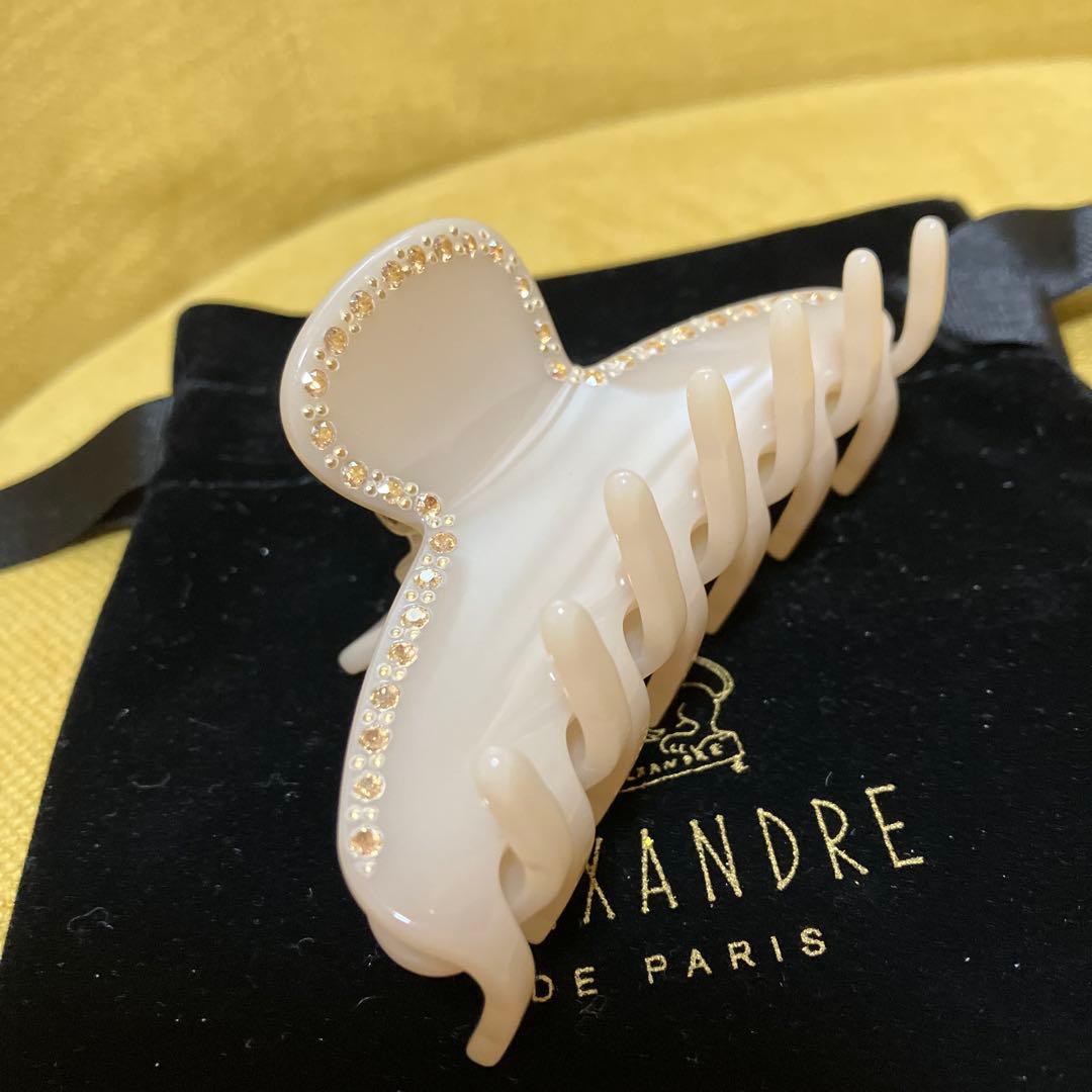 アレクサンドルドゥパリ　セルフォード　クリップ　ビジュー付きラージクリップ