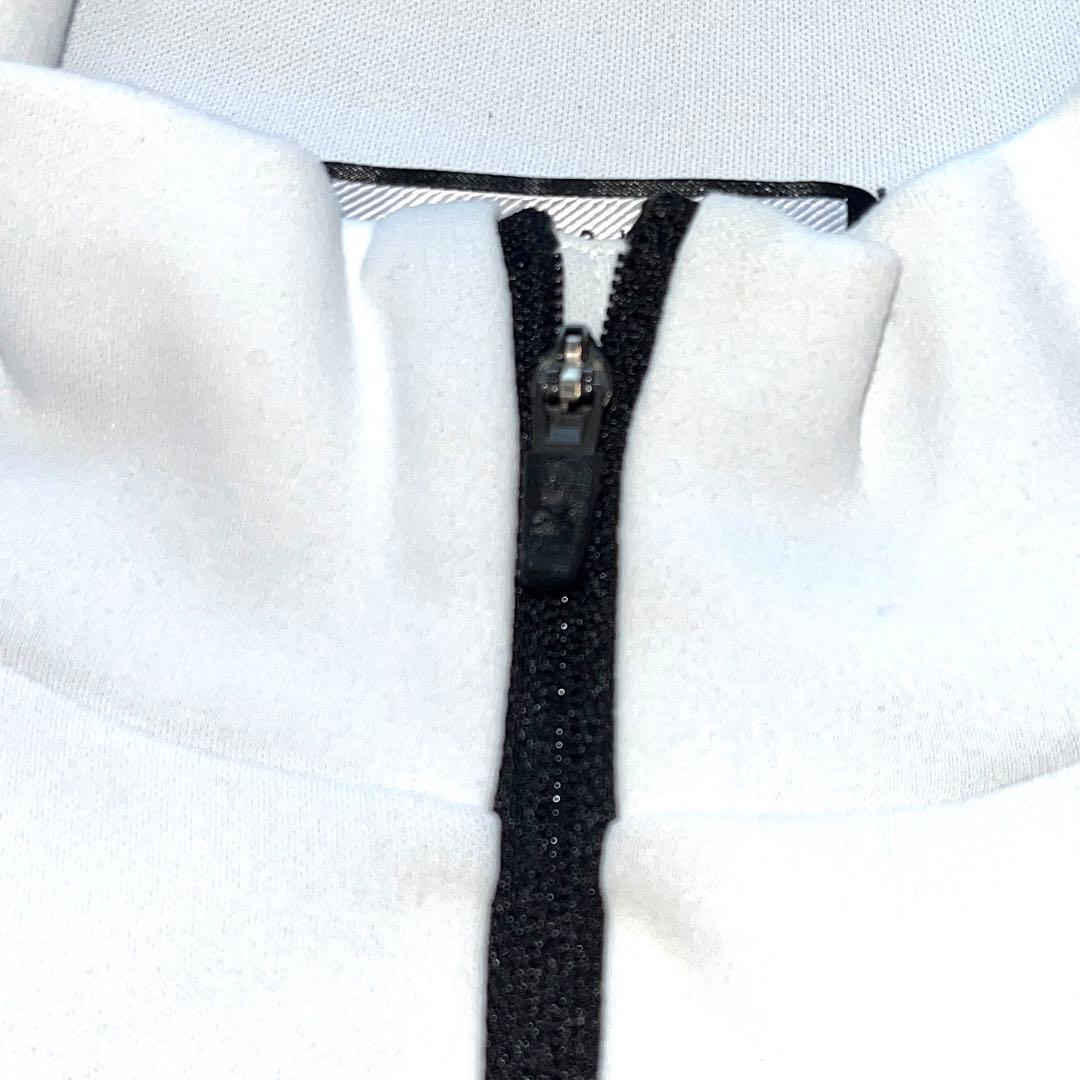 マークアンドロナ　近年　ハーフジップ スウェット　裏起毛　ロゴ　L