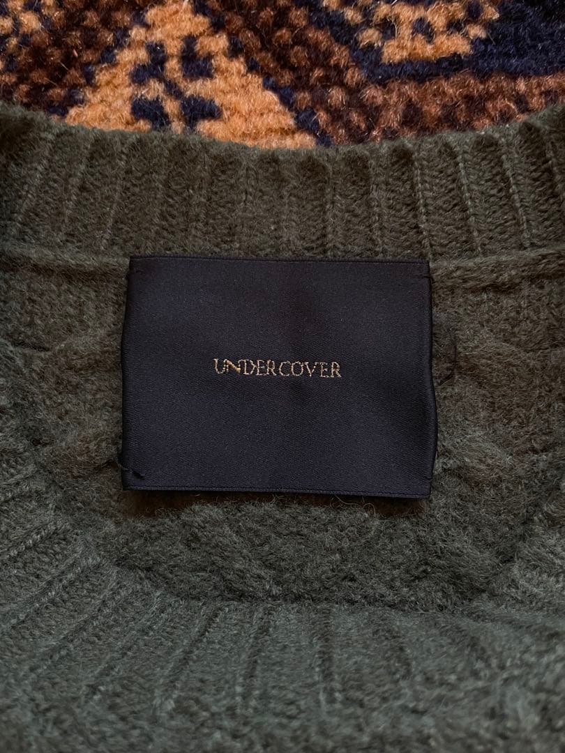 希少 UNDERCOVER FISHERMAN ZIP POCKET KNIT