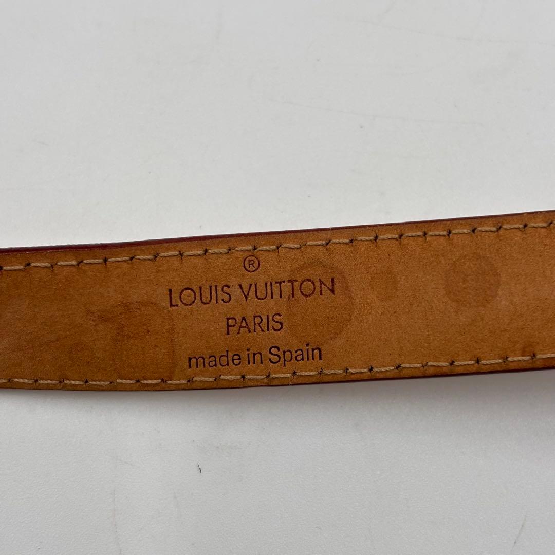 ルイヴィトン モノグラム サンチュール　レザーベルト M9273 ピンク系
