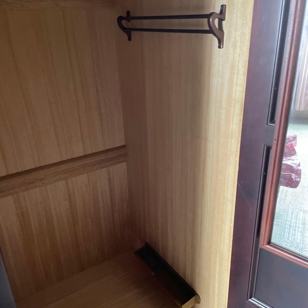 洋服タンス　クローゼット　鍵あり