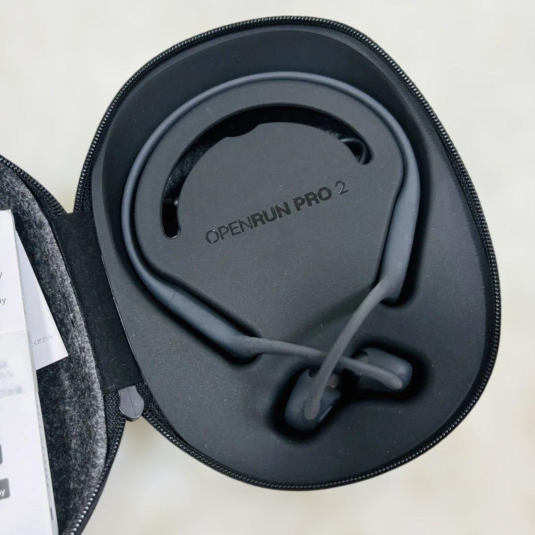 【美品】Shokz OPENRUN PRO 2 骨伝導イヤホン