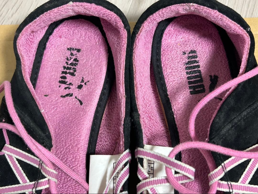 PUMA レースアップバレエシューズ 24.0cm