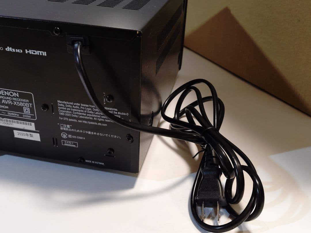 AVR-X580BT　デノン　DENON　AVレシーバー