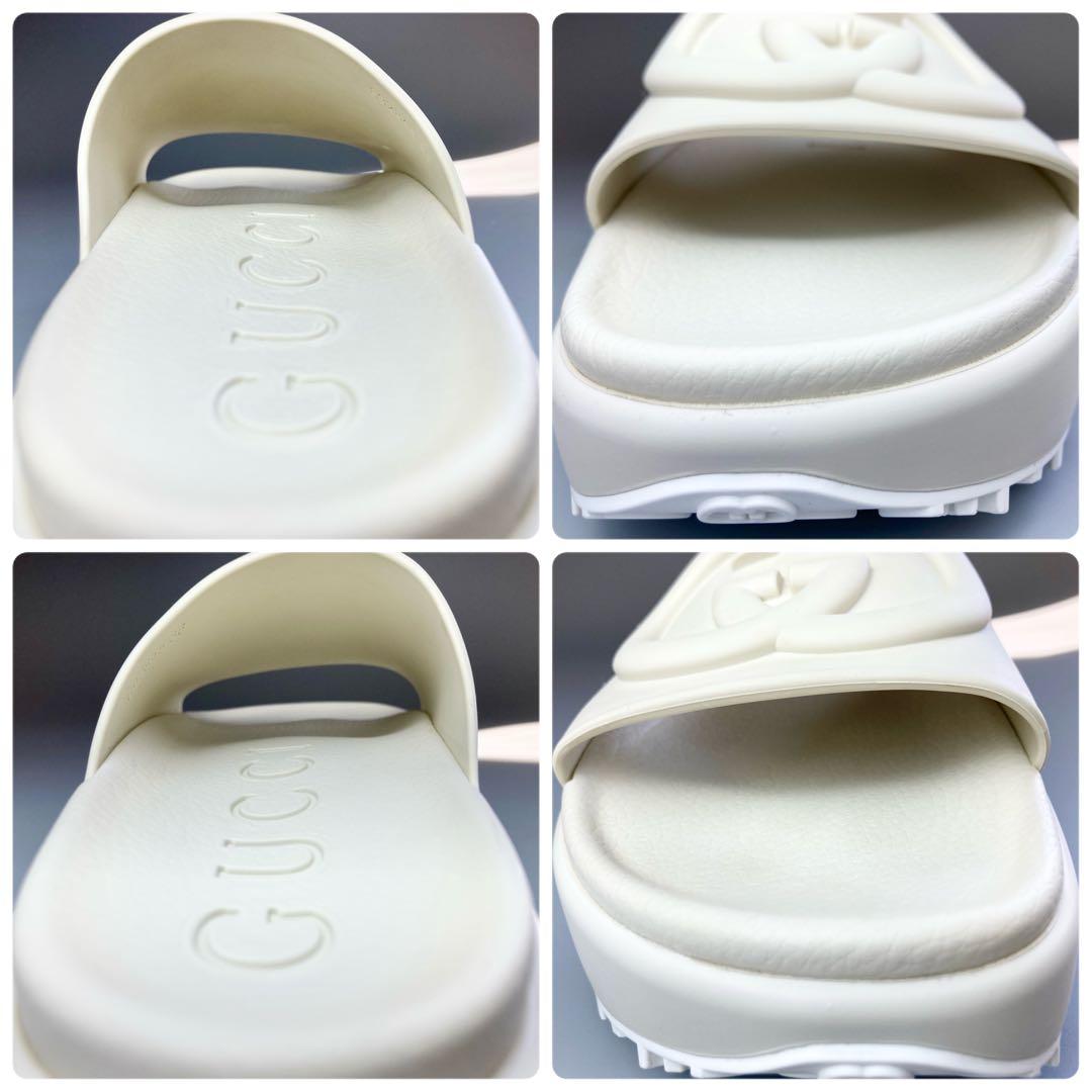 新品未使用 GUCCI グッチ サンダル 厚底 インターロッキング G 23cm