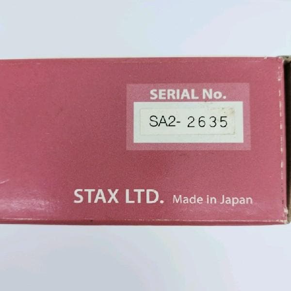 STAX SRS-002 静電型イヤースピーカーシステム ドライバーユニット