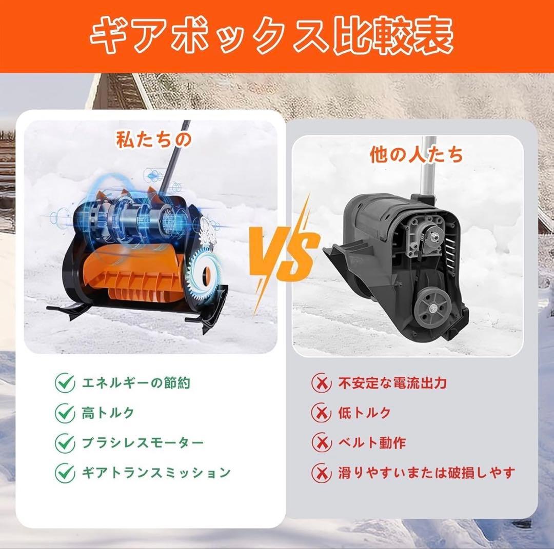 電動除雪機 除雪器具 電動除雪スコップ 手持ち式 コードレス 除雪機 コードレス
