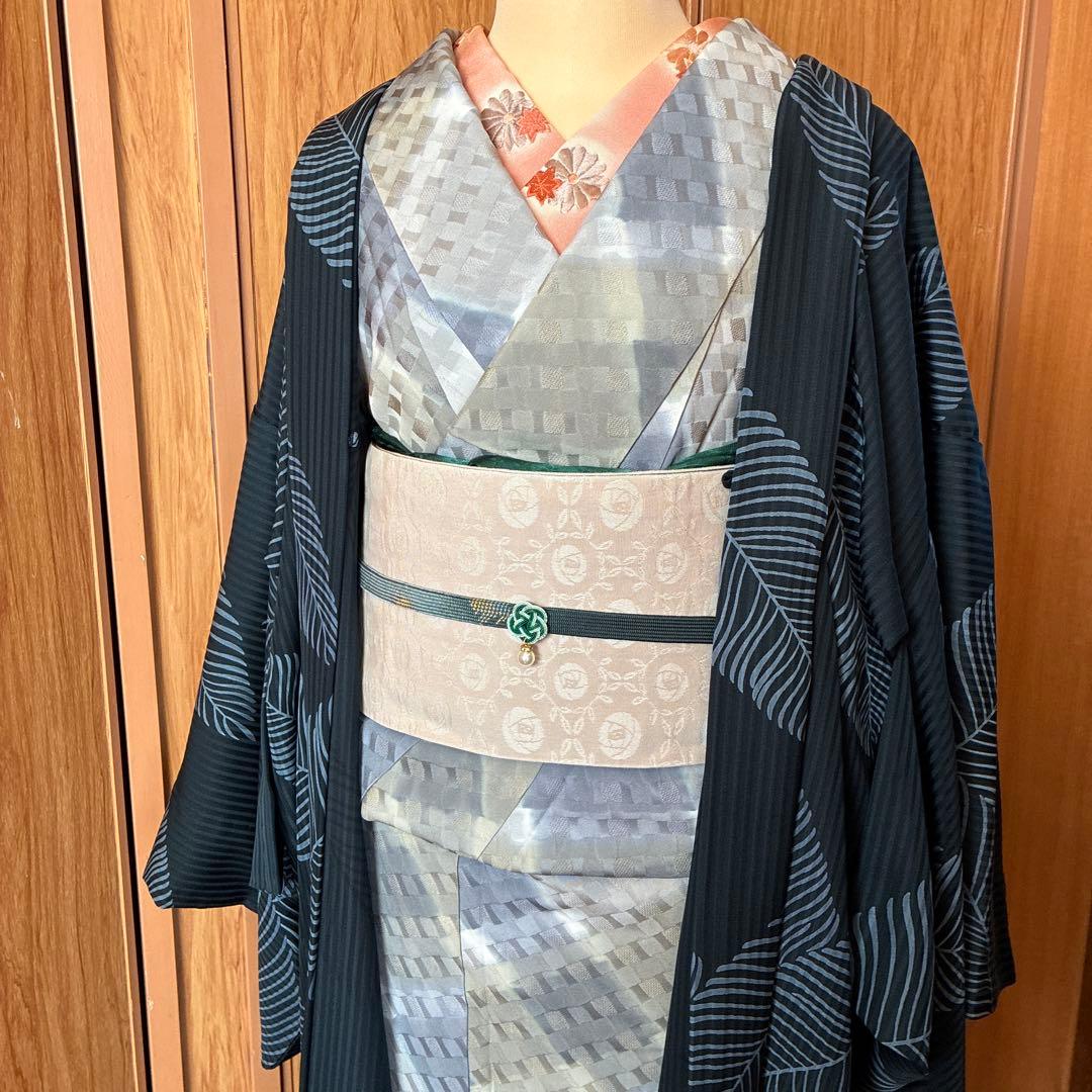 ◆着物　正絹　小紋　丈長め　　　　　　今月のお勧め♪