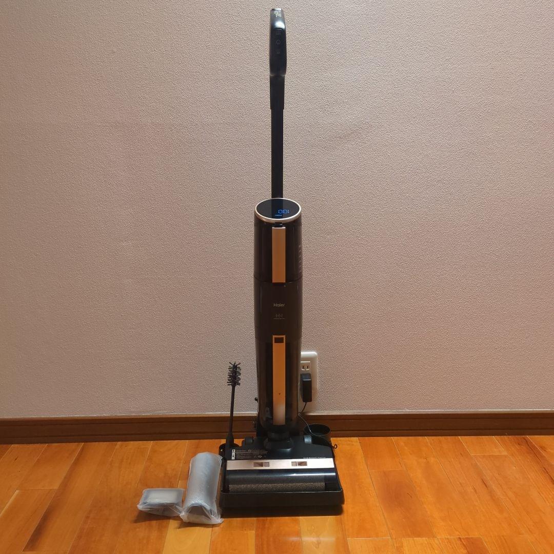 【ヒルマン】ハイアール Haier 吸引式 床拭き 掃除機 コードレス