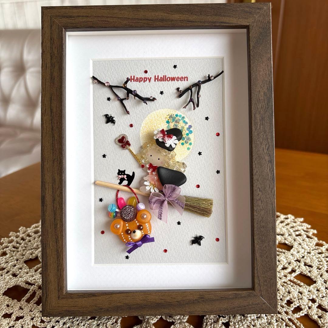 シーグラスアート❁仲良しうさちゃんひまわりケーキ❁