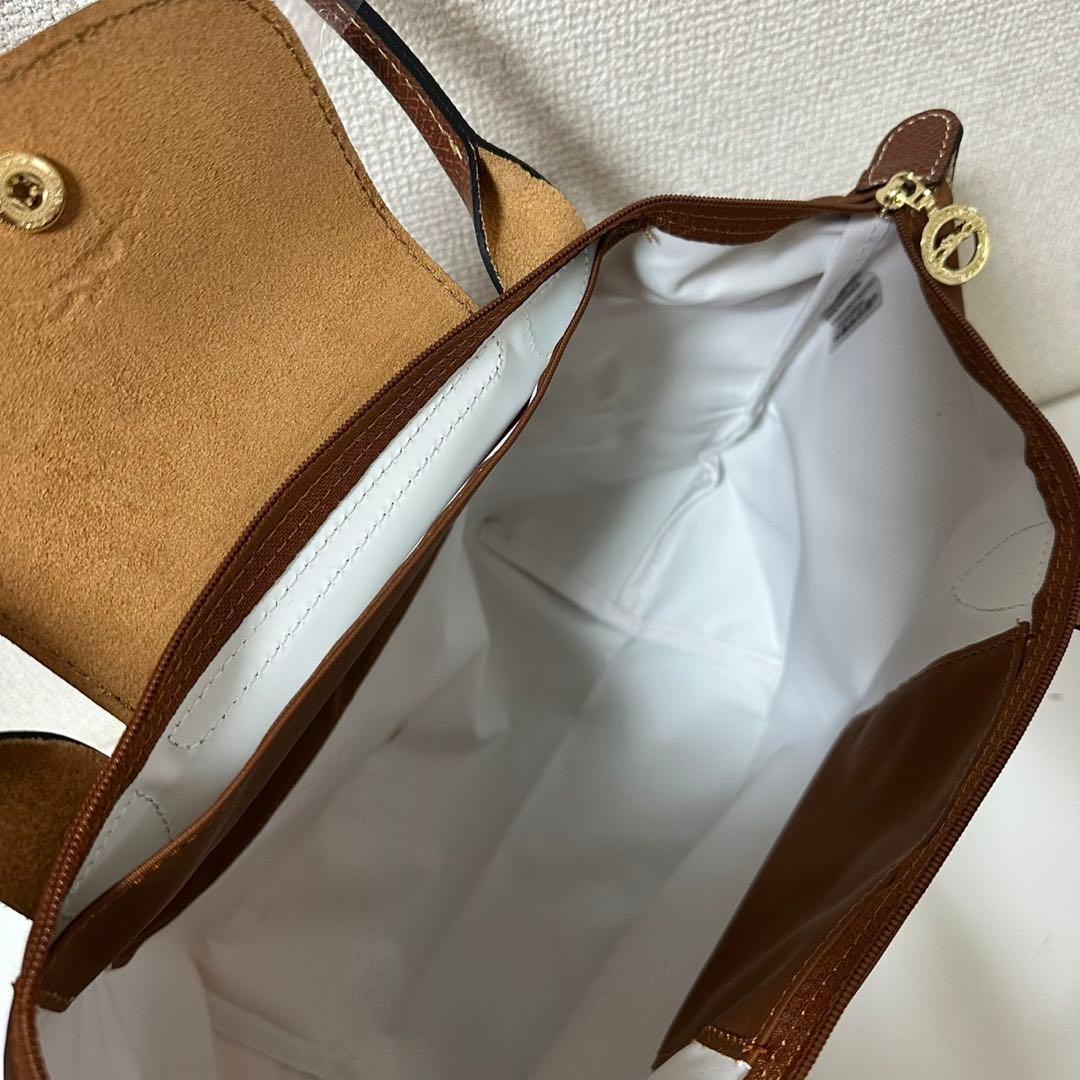 【新品】ロンシャン ルプリアージュオリジナル 肩掛けM/最新コニャック