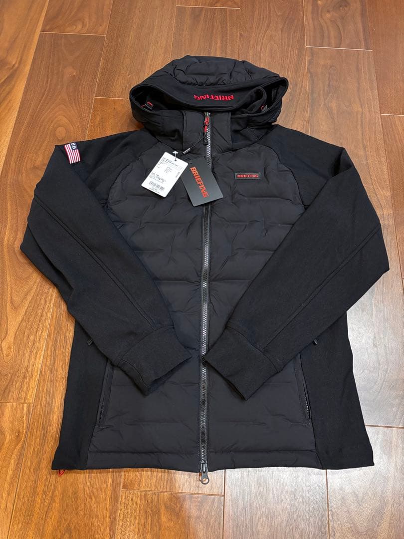 【新品タグ付】BRIEFING GOLF ハイブリッドダウンジャケットS黒