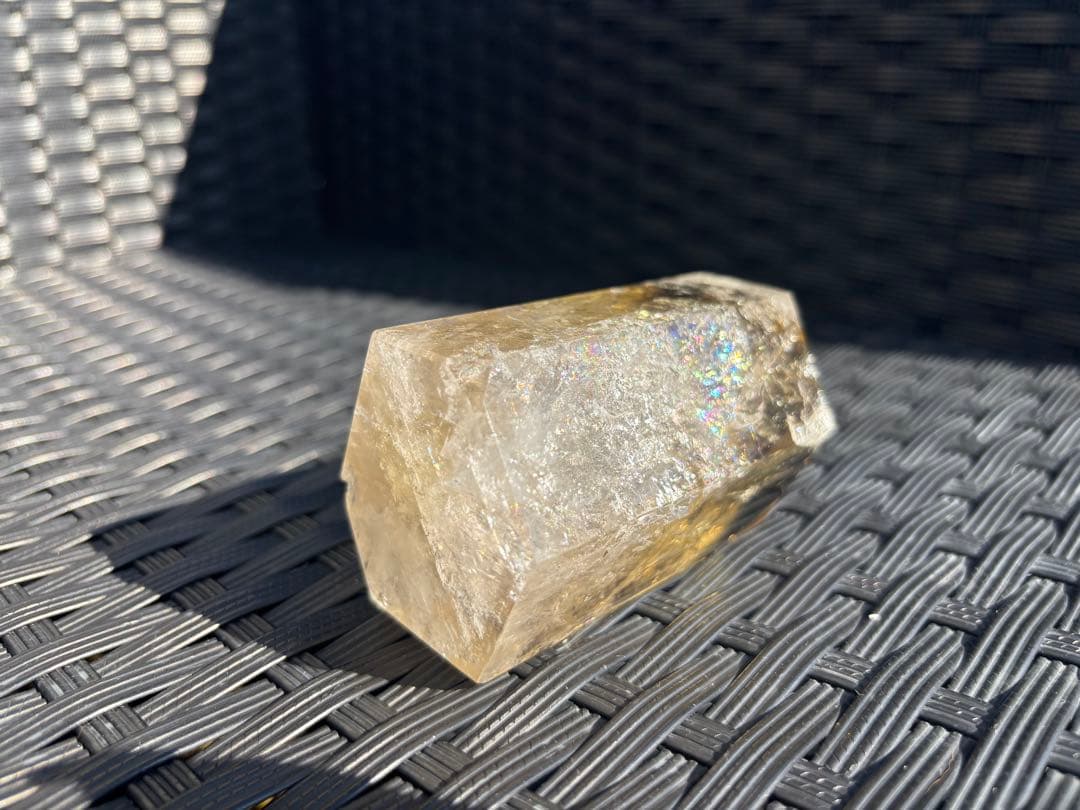 【天然石】爆虹　シトリン　タワー③