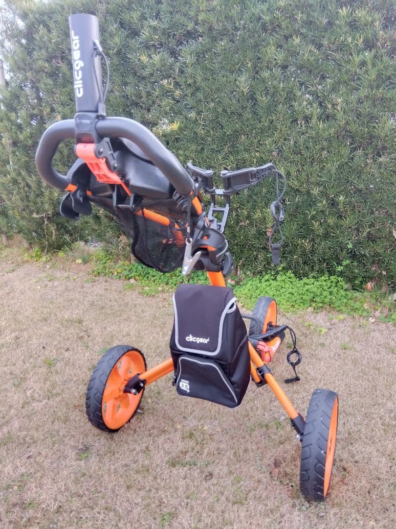 clicgear3.5＋ ゴルフカート オレンジ　クリックギア