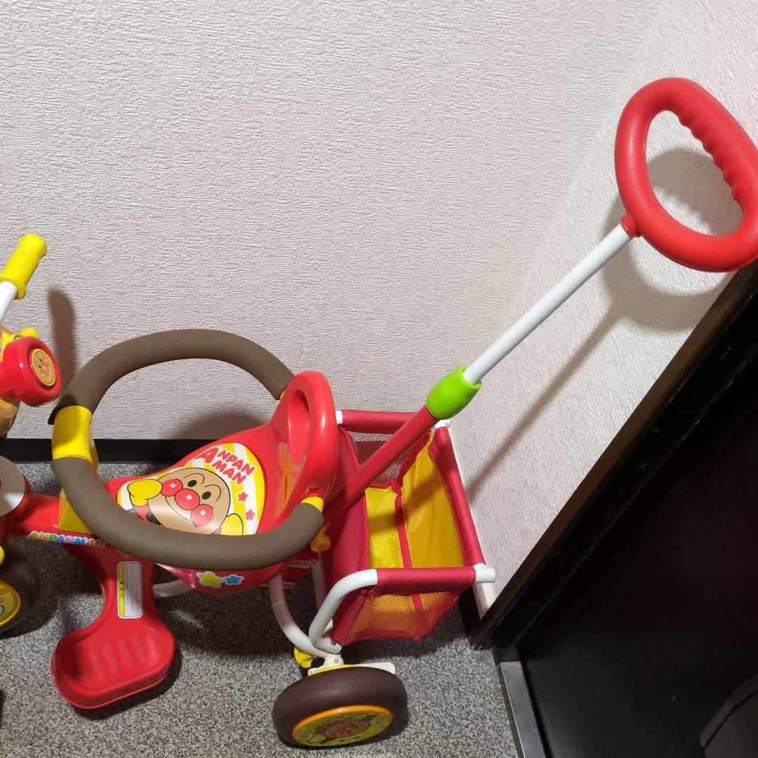 【美品】アンパンマン　三輪車　わくわくアンパンマン号